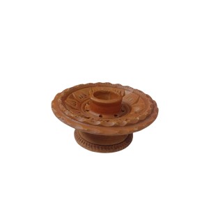 Handcrafted Terracotta Padma (Lotus) Incense Stick/Agarbatti Holder – Pooja Decor & Room Fragrance Enhancer
