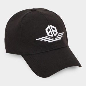 Brink Black Men's Cotton Cap Stylish & Comfortable Adjustable Baseball Hat for Outdoor, Casual & Sports Wear