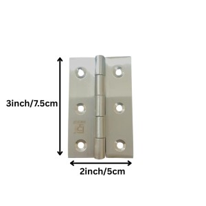 Stainless Steel Door Hinges (4 Pieces) – Durable 3 Inch Butt Hinges for Doors, Cabinets & Windows | Rust-Free, Smooth Movement, Heavy Duty Hardware Fittings (3x2 inch) Stainless Steel Door Hinges (4 Pieces) – Durable 3 Inch Butt Hinges for Doors, Cabinets & Windows | Rust-Free, Smooth Movement, Heavy Duty Hardware Fittings (3x2 inch)