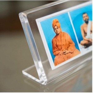 Acrylic Table Photo Stand for Desk,Sri Ramkrishna. Devi sarada ma. Swami vivekananda, Maa kaali Spiritual Photo Frame Stand, Multi Image Display Holder, Transparent Desk Decor for Home, Office & Pooja Room. Acrylic Table Photo Stand for Desk,Sri Ramkrishna. Devi sarada ma. Swami vivekananda, Maa kaali Spiritual Photo Frame Stand, Multi Image Display Holder, Transparent Desk Decor for Home, Office & Pooja Room.