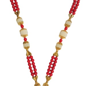 Handmade Moti Mala Artificial Multicolor Pearl Garland | Decorative Haar for God Idol, Temple & Home Décor (16 inch) Handmade Moti Mala Artificial Multicolor Pearl Garland | Decorative Haar for God Idol, Temple & Home Décor (16 inch)