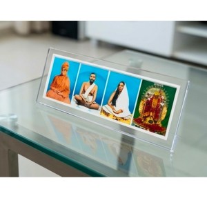 Acrylic Table Photo Stand for Desk,Sri Ramkrishna. Devi sarada ma. Swami vivekananda, Maa kaali Spiritual Photo Frame Stand, Multi Image Display Holder, Transparent Desk Decor for Home, Office & Pooja Room. Acrylic Table Photo Stand for Desk,Sri Ramkrishna. Devi sarada ma. Swami vivekananda, Maa kaali Spiritual Photo Frame Stand, Multi Image Display Holder, Transparent Desk Decor for Home, Office & Pooja Room.