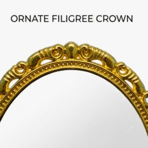 Vintage Oval Tabletop Mirror with Ornate Golden Frame – Classic Decorative Vanity Mirror, Rotating Double-Sided Design for Makeup & Dressing Vintage Oval Tabletop Mirror with Ornate Golden Frame – Classic Decorative Vanity Mirror, Rotating Double-Sided Design for Makeup & Dressing
