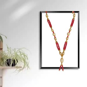 Handmade Moti Mala Artificial Multicolor Pearl Garland | Decorative Haar for God Idol, Temple & Home Décor (16 inch) Handmade Moti Mala Artificial Multicolor Pearl Garland | Decorative Haar for God Idol, Temple & Home Décor (16 inch)
