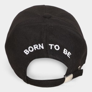 Brink Men's Fabric Cap Stylish & Comfortable Adjustable Baseball Hat for Outdoor, Casual & Sports Wear Black Brink Men's Fabric Cap Stylish & Comfortable Adjustable Baseball Hat for Outdoor, Casual & Sports Wear Black