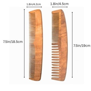 Pure Wooden Comb for Hair – Anti-Static Natural Wood Comb with Fine & Wide Teeth, Scalp Massage Hair Comb for Men & Women. Pure Wooden Comb for Hair – Anti-Static Natural Wood Comb with Fine & Wide Teeth, Scalp Massage Hair Comb for Men & Women.
