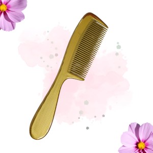 Hi Tech Sales Bloomy Shampoo Hair Comb | Round Wide Teeth | Set of 1 Hi Tech Sales Bloomy Shampoo Hair Comb | Round Wide Teeth | Set of 1