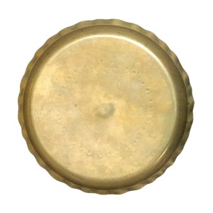 HiTechMart Small 14 x14 cm Brass Puja Thali for Temple and Home, Traditional Decorative Plate for Puja, Aarti, and Rituals HiTechMart Small 14 x14 cm Brass Puja Thali for Temple and Home, Traditional Decorative Plate for Puja, Aarti, and Rituals