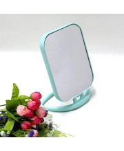 Hitech Sales Desk Student Bedroom,Foldable HD Dressing, Portable Princess Square Beauty Small Mirror Travel Mirror Suitable for Gifts Women (Light Blue Pack - 1) (Mint) Hitech Sales Desk Student Bedroom,Foldable HD Dressing, Portable Princess Square Beauty Small Mirror Travel Mirror Suitable for Gifts Women (Light Blue Pack - 1) (Mint)