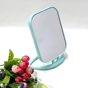 Hitech Sales Desk Student Bedroom,Foldable HD Dressing, Portable Princess Square Beauty Small Mirror Travel Mirror Suitable for Gifts Women (Light Blue Pack - 1) (Mint) Hitech Sales Desk Student Bedroom,Foldable HD Dressing, Portable Princess Square Beauty Small Mirror Travel Mirror Suitable for Gifts Women (Light Blue Pack - 1) (Mint)