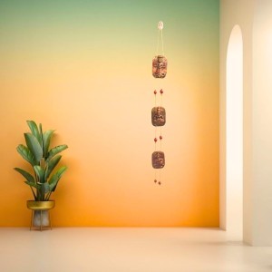 Handcrafted Terracotta Hindu Deity Hanging with Ganesha Design | Decorative Wall Hanging for Home, Entrance & Temple Decor | Traditional Door Hanging | Copper Finish Ornament Handcrafted Terracotta Hindu Deity Hanging with Ganesha Design | Decorative Wall Hanging for Home, Entrance & Temple Decor | Traditional Door Hanging | Copper Finish Ornament