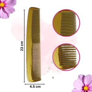 Hi Tech Sales Golden color Hair Comb to Preserve Hair & Stop Hair Falling | Set of 1