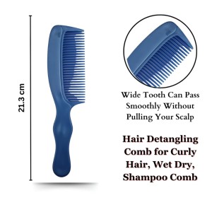 HiTech Sales Detangling Premium Dressing Hair Comb for Men,Women Comb | Detangling Frizz off detangler hair comb for Curly, long Hair & any type Hair Pack of 1 (Blue) HiTech Sales Detangling Premium Dressing Hair Comb for Men,Women Comb | Detangling Frizz off detangler hair comb for Curly, long Hair & any type Hair Pack of 1 (Blue)