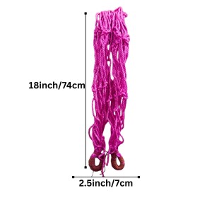 Durable Pink Rope Net with Hammock Swing Hanging Net Mesh Sleeping Bed | Strong Nylon Outdoor, Sports, Garden or Decorative Use | Heavy Duty Multipurpose Rope Mesh (Pink) Durable Pink Rope Net with Hammock Swing Hanging Net Mesh Sleeping Bed | Strong Nylon Outdoor, Sports, Garden or Decorative Use | Heavy Duty Multipurpose Rope Mesh (Pink)