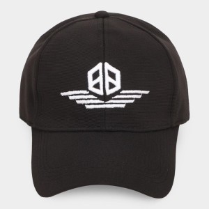 Brink Black Men's Cotton Cap Stylish & Comfortable Adjustable Baseball Hat for Outdoor, Casual & Sports Wear