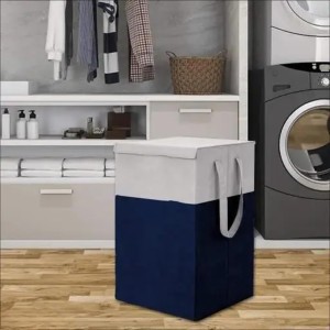 Foldable Laundry Basket with Lid & Handles – Collapsible Storage Hamper for Clothes, Toys & Dirty Laundry – Durable Fabric Organizer Bag for Home, Bedroom & Bathroom Use Foldable Laundry Basket with Lid & Handles – Collapsible Storage Hamper for Clothes, Toys & Dirty Laundry – Durable Fabric Organizer Bag for Home, Bedroom & Bathroom Use
