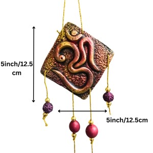 Hindu Wall Hanging Decorative Showpiece with Om & Ganesha | Spiritual Door Hanging for Home Temple, Pooja Room & Living Room Décor (Triangular) Hindu Wall Hanging Decorative Showpiece with Om & Ganesha | Spiritual Door Hanging for Home Temple, Pooja Room & Living Room Décor (Triangular)