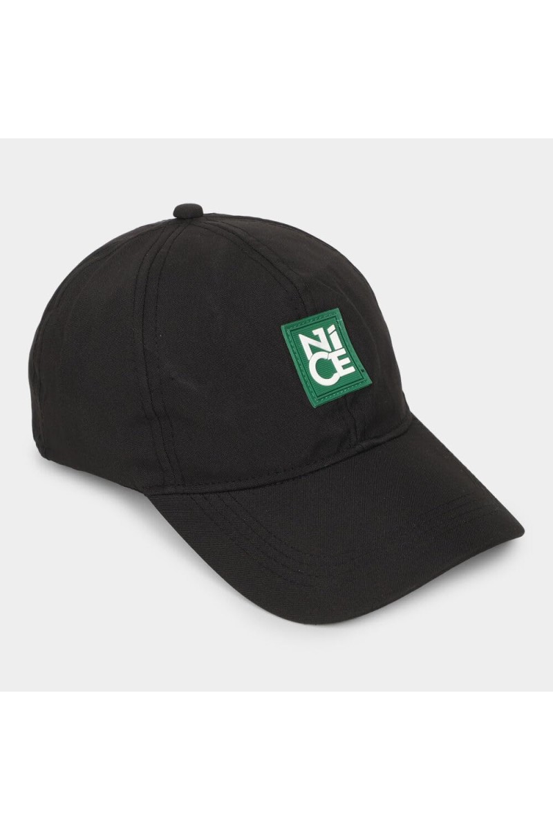 Brink Black Fabric Cap Stylish & Comfortable Adjustable Baseball Hat for Outdoor, Casual & Sports Wear