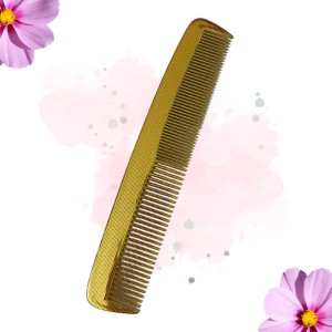 Hi Tech Sales Golden color Hair Comb to Preserve Hair & Stop Hair Falling | Set of 1