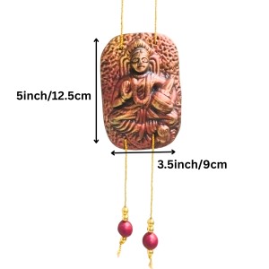 Handcrafted Terracotta Hindu Deity Hanging with Ganesha Design | Decorative Wall Hanging for Home, Entrance & Temple Decor | Traditional Door Hanging | Copper Finish Ornament Handcrafted Terracotta Hindu Deity Hanging with Ganesha Design | Decorative Wall Hanging for Home, Entrance & Temple Decor | Traditional Door Hanging | Copper Finish Ornament