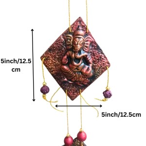 Hindu Wall Hanging Decorative Showpiece with Om & Ganesha | Spiritual Door Hanging for Home Temple, Pooja Room & Living Room Décor (Triangular) Hindu Wall Hanging Decorative Showpiece with Om & Ganesha | Spiritual Door Hanging for Home Temple, Pooja Room & Living Room Décor (Triangular)