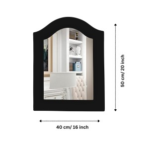Sleek Bathroom/Basin Mirror | Wall Mounted Mirror for Home, Bathroom Reflective Surface | Ideal for Modern Bathrooms (16X20)
