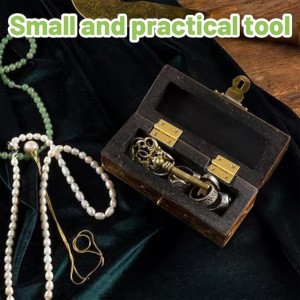 12 pcs Mini Hinges with Screws – Small Brass Hardware for Wooden Boxes, Models & Furniture