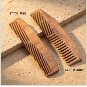 Pure Wooden Comb for Hair – Anti-Static Natural Wood Comb with Fine & Wide Teeth, Scalp Massage Hair Comb for Men & Women. Pure Wooden Comb for Hair – Anti-Static Natural Wood Comb with Fine & Wide Teeth, Scalp Massage Hair Comb for Men & Women.