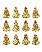 HiTechMart Plastic Jingle Bells – Light Golden Jewelry Ornament for Home Christmas Tree Decoration, DIY Crafts, Hanging Bells for Party & Festive Décor (Pack of - 12) HiTechMart Plastic Jingle Bells – Light Golden Jewelry Ornament for Home Christmas Tree Decoration, DIY Crafts, Hanging Bells for Party & Festive Décor (Pack of - 12)