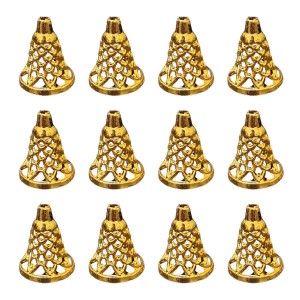 HiTechMart Plastic Jingle Bells – Light Golden Jewelry Ornament for Home Christmas Tree Decoration, DIY Crafts, Hanging Bells for Party & Festive Décor (Pack of - 12) HiTechMart Plastic Jingle Bells – Light Golden Jewelry Ornament for Home Christmas Tree Decoration, DIY Crafts, Hanging Bells for Party & Festive Décor (Pack of - 12)