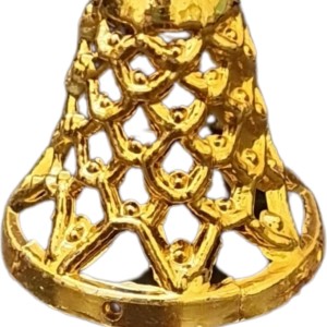 HiTechMart Plastic Jingle Bells – Light Golden Jewelry Ornament for Home Christmas Tree Decoration, DIY Crafts, Hanging Bells for Party & Festive Décor (Pack of - 12) HiTechMart Plastic Jingle Bells – Light Golden Jewelry Ornament for Home Christmas Tree Decoration, DIY Crafts, Hanging Bells for Party & Festive Décor (Pack of - 12)