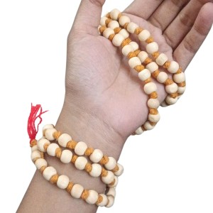 HiTechMart Sacred Tulsi Mala for Meditation and Prayer – Handcrafted Natural Beads with Durable Thread (20.5 inch) HiTechMart Sacred Tulsi Mala for Meditation and Prayer – Handcrafted Natural Beads with Durable Thread (20.5 inch)