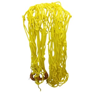 Durable Yellow Rope Net with Hammock Swing Hanging Net Mesh Sleeping Bed | Strong Nylon Outdoor, Sports, Garden or Decorative Use | Heavy Duty Multipurpose Rope Mesh (Yellow) Durable Yellow Rope Net with Hammock Swing Hanging Net Mesh Sleeping Bed | Strong Nylon Outdoor, Sports, Garden or Decorative Use | Heavy Duty Multipurpose Rope Mesh (Yellow)