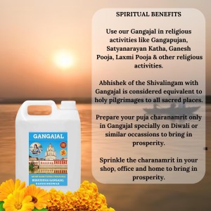 100% Organic, Pure & Natural Gangajal from the Dakshineswar River Ganga, Authentic,Spiritual and Religious for Puja Purposes, Daily Use, 2 Liter Jar 100% Organic, Pure & Natural Gangajal from the Dakshineswar River Ganga, Authentic,Spiritual and Religious for Puja Purposes, Daily Use, 2 Liter Jar