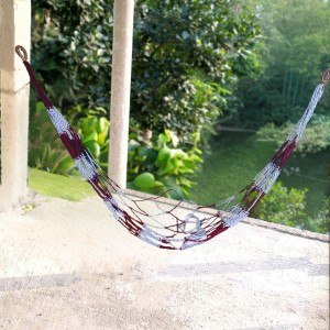 Portable Cotton Rope Hammock Swing for Outdoor & Indoor Use – Multicolor Striped Travel Sleeping Bed for Camping, Garden, Balcony & Tree Hanging | Lightweight & Durable jhulna for Adults Portable Cotton Rope Hammock Swing for Outdoor & Indoor Use – Multicolor Striped Travel Sleeping Bed for Camping, Garden, Balcony & Tree Hanging | Lightweight & Durable jhulna for Adults