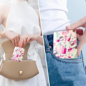 Makeup Mirror, Vanity Mirror for Cosmetic Application,Pocket Mirror, Small Travel Mirror with Magnification, Portable Double-Sided Magnifying Cosmetic Mirror for Daily (White) Makeup Mirror, Vanity Mirror for Cosmetic Application,Pocket Mirror, Small Travel Mirror with Magnification, Portable Double-Sided Magnifying Cosmetic Mirror for Daily (White)