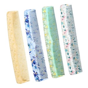 Hitech Sales Elegant Floral Design Comb – Perfect Hair Accessory for Stylish Women – Durable, Lightweight, and Chic (2)