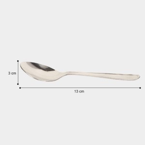Steel Lunch Box, 2 Containers and 1 Spoon, Plastic and Steel, Big Container: 3 X 7 X 19 cm; Small Container: 3 X 5 X 10 cm, Spoon: 13 cm, 2 Containers, 1Spoon