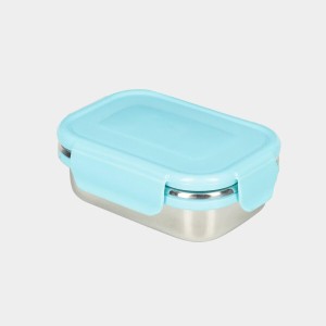 Hitech Sales Plastic & Steel Lunch Box – Green Leakproof Tiffin Box for Office & School