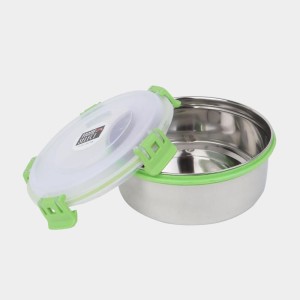 850 ml Stainless Steel Container, 6 X 2.5 inch (Pack of 1) 850 ml Stainless Steel Container, 6 X 2.5 inch (Pack of 1)