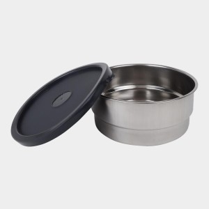Steel Lunch Box, 3 Containers and 1 Bag, Big Container: 3.5 X 10 X 20 cm, Small Container: 5 X 10 cm, 2 Steel Containers, 1Plastic Container, 1Bag Steel Lunch Box, 3 Containers and 1 Bag, Big Container: 3.5 X 10 X 20 cm, Small Container: 5 X 10 cm, 2 Steel Containers, 1Plastic Container, 1Bag