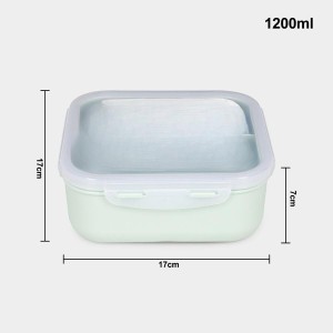 Hitech Sales 1200ml Plastic Lunch Box – Green Airtight & Leakproof Food Container Hitech Sales 1200ml Plastic Lunch Box – Green Airtight & Leakproof Food Container