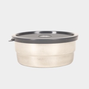 Steel Lunch Box - 2 Cotainers with 1 Bag 10 X 4.5 cm (Container),1Bag, 2 Containers Steel Lunch Box - 2 Cotainers with 1 Bag 10 X 4.5 cm (Container),1Bag, 2 Containers