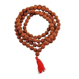 Handmade Rudraksha Mala 108 Beads – Puja, Chanting, Meditation Rosary (14.5inch/37.5cm) (Small) Handmade Rudraksha Mala 108 Beads – Puja, Chanting, Meditation Rosary (14.5inch/37.5cm) (Small)