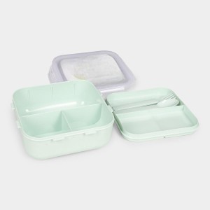 Hitech Sales 1200ml Plastic Lunch Box – Green Airtight & Leakproof Food Container Hitech Sales 1200ml Plastic Lunch Box – Green Airtight & Leakproof Food Container