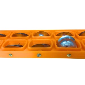Khartal - Traditional Indian Hand Cymbals with Ergonomic Grip for Easy Playing, 10 Pair Set, Bright Orange Color Khartal - Traditional Indian Hand Cymbals with Ergonomic Grip for Easy Playing, 10 Pair Set, Bright Orange Color