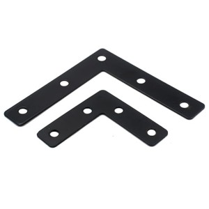 L-Shaped Flat Corner Brackets - Heavy Duty Iron Right Angle Braces with Pre-Drilled Holes for Furniture, Shelving, and Woodworking (Pack of 10) with 40 Screws. L-Shaped Flat Corner Brackets - Heavy Duty Iron Right Angle Braces with Pre-Drilled Holes for Furniture, Shelving, and Woodworking (Pack of 10) with 40 Screws.
