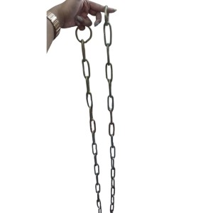 Iron Lock Golden Chain, 6Feet/66.5 Inches | Multipurpose Security for Gates, Cycles, Bikes | Indoor & Outdoor Use | Heavy Duty for Protection and Home Use (1) Iron Lock Golden Chain, 6Feet/66.5 Inches | Multipurpose Security for Gates, Cycles, Bikes | Indoor & Outdoor Use | Heavy Duty for Protection and Home Use (1)