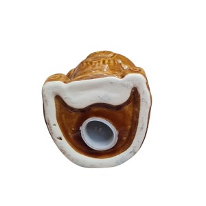 Ceramic Money Coins Holder | Home Decor Bear Design showpiece Kids Toys Organic & Eco-Friendly Coin, Holder Birthday Gift Item for Girls and Boys |Colour: Antique| Brown