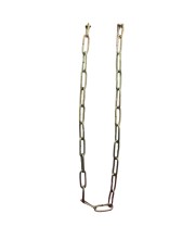 Iron Lock Golden Chain, 6Feet/66.5 Inches | Multipurpose Security for Gates, Cycles, Bikes | Indoor & Outdoor Use | Heavy Duty for Protection and Home Use (1) Iron Lock Golden Chain, 6Feet/66.5 Inches | Multipurpose Security for Gates, Cycles, Bikes | Indoor & Outdoor Use | Heavy Duty for Protection and Home Use (1)